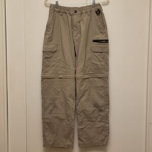 Men's Tan Convertible Cargo Pants